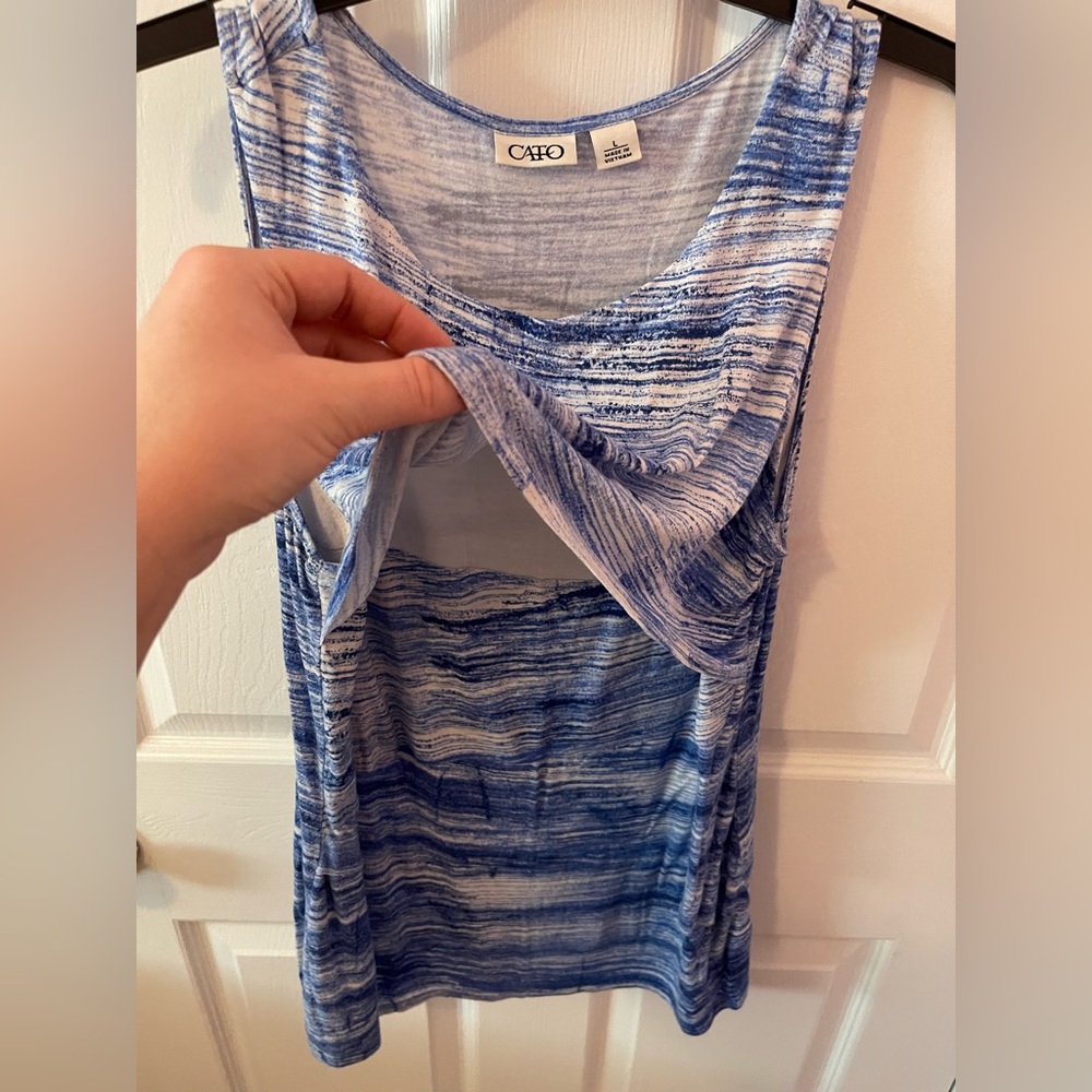 CATO Abstract Ruffle Tank - Picture 13 of 14